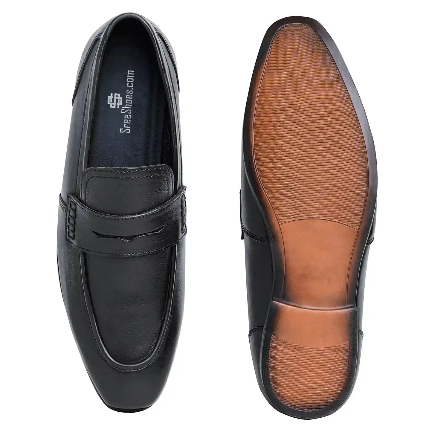 Men Loafers Pure Leather Slip On Shoes