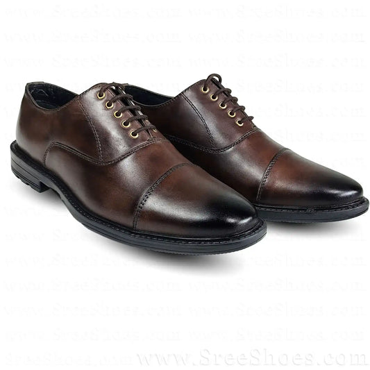 Men's Pure Leather Oxford Dress Shoes (Full Grain)